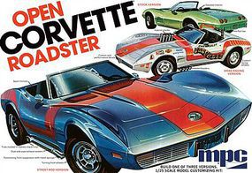 MPC 1975 Chevy Corvette Convertible Plastic Model Car Kit 1/25 Scale #842 MPC 1975 Chevy Corvette Convertible Plastic Model Car Kit 1/25 Scale #842