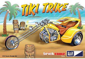 Tiki Trike Trick Trikes Plastic Model Motorcycle Kit 1/25 Scale #894