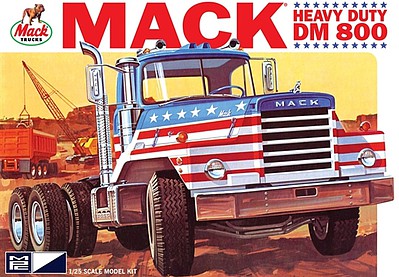 MPC Mack DM800 Semi Tractor Cab Plastic Model Truck Vehicle Kit 1/25 Scale #899