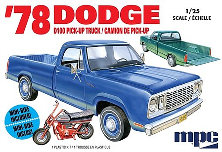 MPC 1/25 1978 Dodge D100 Custom Pickup 2T