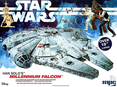 MPC Star Wars - Millennium Falcon Science Fiction Plastic Model Kit 1/72 Scale #953