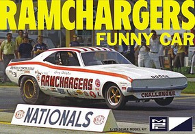 MPC Ramchargers Dodge Challenger Funny Car Plastic Model Car Vehicle Kit 1/25 Scale #964