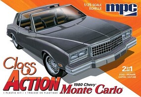MPC 1980 Chevy Monte Carlo Plastic Model Car Vehicle Kit 1/25 Scale #967m