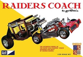 MPC George Barris Raiders Coach Plastic Model Car Vehicle Kit 1/25 Scale #977