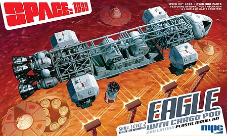 MPC 1/48 Space 1999- Eagle Transporter (22 L) w/Cargo Pod
