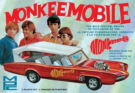 MPC Monkeemobile from TV Series Plastic Model Car Vehicle Kit 1/25 Scale #996m