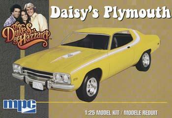 MPC Daisy Dukes Plymouth Plastic Model Car Kit 1/25 Scale #708
