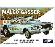 Ohio George Malco Gasser 1967 Mustang Plastic Model Car Kit 1/25 Scale #800_12