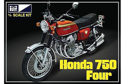 AOSHIMA 1:12 Scale Motorcycle Diecast Model Honda  CB750 FOUR Candy Red 1007 