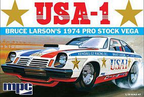 MPC Bruce Larson USA-1 Pro Stock Vega Plastic Model Car Kit 1/25 Scale #828-12