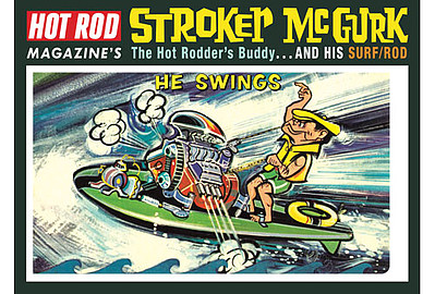 MPC Stroker McGurk Surf Rod Cruiser Caricatur Plastic Model Car Kit 1/6 Scale #873-12