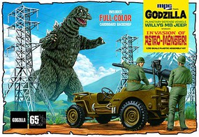 MPC Godzilla Army Jeep 1-25 MPC Godzilla Army Jeep 1-25