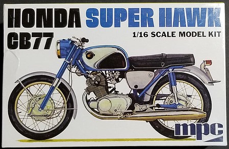 MPC Honda Super Hawk Cb77 Motorcycle Plastic Model Kit Scale 1 16 for sale online 