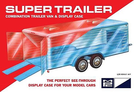 MPC Super Display Case Trailer Plastic Model Vehicle Kit 1/24 Scale #pc909