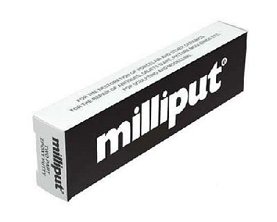 Milliput Medium Fine Black 2-Part Self Hardening Putty