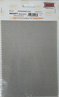 Maquett 1.7mm x 3.5mm Diamond Mesh Stainless Steel Grating Metal Sheet 7.9x5.5 Maquett 1.7mm x 3.5mm Diamond Mesh Stainless Steel Grating Metal Sheet 7.9x5.5