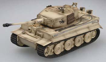 MRC Tiger 1 Late s.Pz.Abt 505 Russia 1944 -- Pre-Built Plastic Model Tank -- 1/72 Scale -- #36219