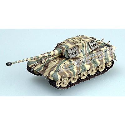 MRC King Tiger II Porsche Schwere PzAbt #323 Pre-Built Plastic Model Tank 1/72 Scale #36298