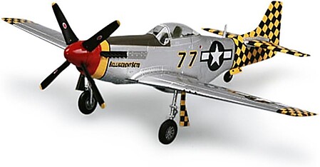 MRC P51D IV 319th FS, 325th FG Italy WWII Pre-Built Plastic Model Airplane 1/72 Scale #36303