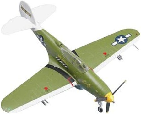 MRC P-39Q Airacobra Lt.Col. Shomo 71st Trs Pre-Built Plastic Model Airplane 1/72 Scale #36320