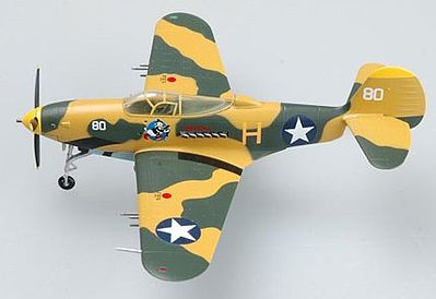 MRC P39Q 41st FS, 35th FG, 5th AF Milne Bay Pre-Built Plastic Model Airplane 1/72 Scale #36324