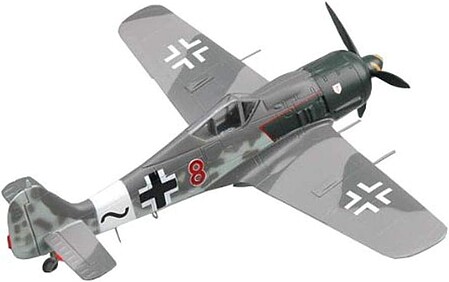 MRC FW190A-8 RED 8 Willie Maximowitz Pre-Built Plastic Model Airplane 1/72 Scale #36364