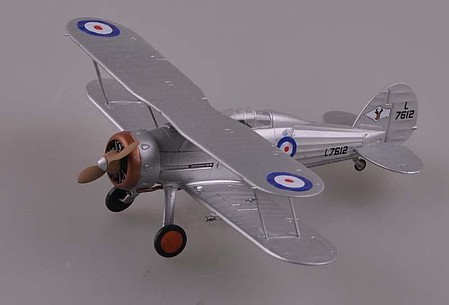 MRC Gladiator MK.I 33 Squadron RAF Pre Built Plastic Model Airplane 1/72 Scale #36455