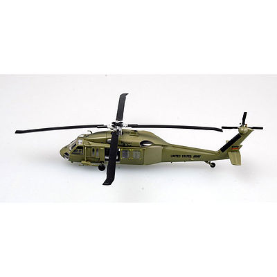 MRC UH60 Midnight Blue 101st Airborne Pre-Built Plastic Model Helicopter 1/72 Scale #37016