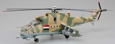 MRC Mi24 Hind IAF No.119 Helicopter 1984 Pre-Built Plastic Model Helicopter 1/72 Scale #37039