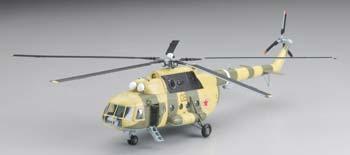 Easy Model 1/72 Russian Air Force Mi-8T Yellow 09 Helicopter Plastic #37040 