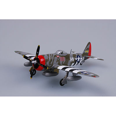 MRC P47D 61st FS/56th FG WWII (Built-Up Plastic) Pre-Built Plastic Model Airplane 1/72 #37288