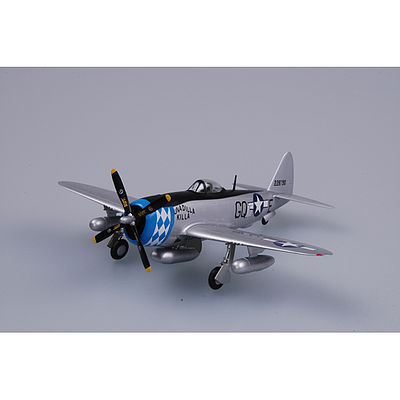 MRC P-47D Thunderbolt 355th FS 354th FG Pre-Built Plastic Model Airplane 1/72 Scale #37289