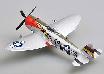 MRC P47D 531FS, 406FG WWII (Built-Up Plastic) Pre-Built Plastic Model Airplane 1/48 #39306