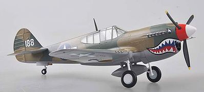 MRC P40M China 1945 WWII (Built-Up Plastic) Pre-Built Plastic Model Airplane 1/48 Scale #39313