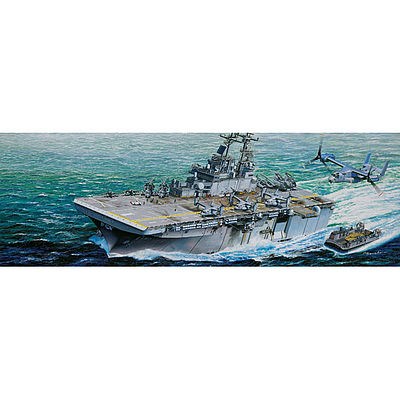 MRC USS Wasp LHD-1 Plastic Model Military Assault Ship 1/350 Scale #64001