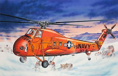 MRC Gallery Models- 1/48 VH34D Seahorse Antarctica Rescue Helicopter (Plastic Kit)