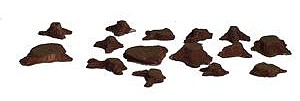 Railstuff Tree Stumps Tiny Assorted Sizes (14) Model Railroad Scenery N Scale #1
