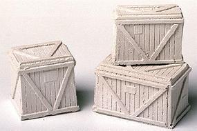Railstuff Wooden Crates Three Different Assorted Sizes Model Train Building Accessory HO Scale #1450 Railstuff Wooden Crates Three Different Assorted Sizes Model Train Building Accessory HO Scale #1450