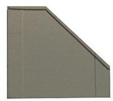 Railstuff Cncrt wing wall angle rt N-Scale Railstuff Cncrt wing wall angle rt N-Scale