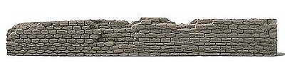 Railstuff Retaining Walls Run Down Gray Brick Model Railroad Scenery HO Scale #441