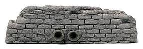 Railstuff Retaining Walls Cut Stone w/Drain Pipes Gray Model Railroad Scenery HO Scale #461 Railstuff Retaining Walls Cut Stone w/Drain Pipes Gray Model Railroad Scenery HO Scale #461