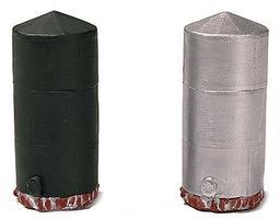 Oil Storage Tank Black Model Railroad Building Accessory HO Scale #800