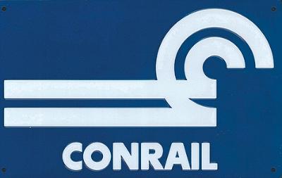 Microscale Embossed Die-Cut Metal Sign - Conrail Model Railroad Print Sign #10026