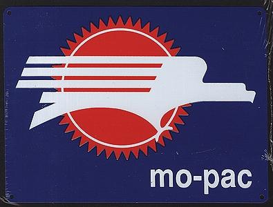 Microscale Embossed Die-Cut Metal Sign - Missouri Pacific Model Railroad Print Sign #10037