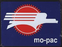 Embossed Die-Cut Metal Sign - Missouri Pacific Model Railroad Print Sign #10037