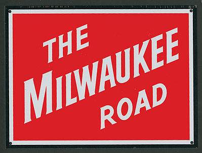 Microscale Metal Sign Milwaukee Road Model Railroad Print Sign #10045