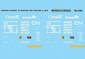 CN Manitoba 40' Box Car - HO-Scale