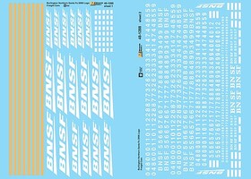 Microscale BNSF Wedge Swoosh Freight O-Scale