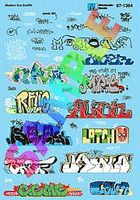 Microscale Modern Urban Graffiti 2010s N Scale Model Railroad Decal #601364