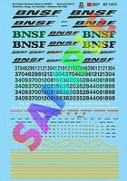 Microscale BNSF Diesel Locomotive Remote, Slugs, Switchers & Gensets N Scale Model Railroad Decal #601411 Microscale BNSF Diesel Locomotive Remote, Slugs, Switchers & Gensets N Scale Model Railroad Decal #601411